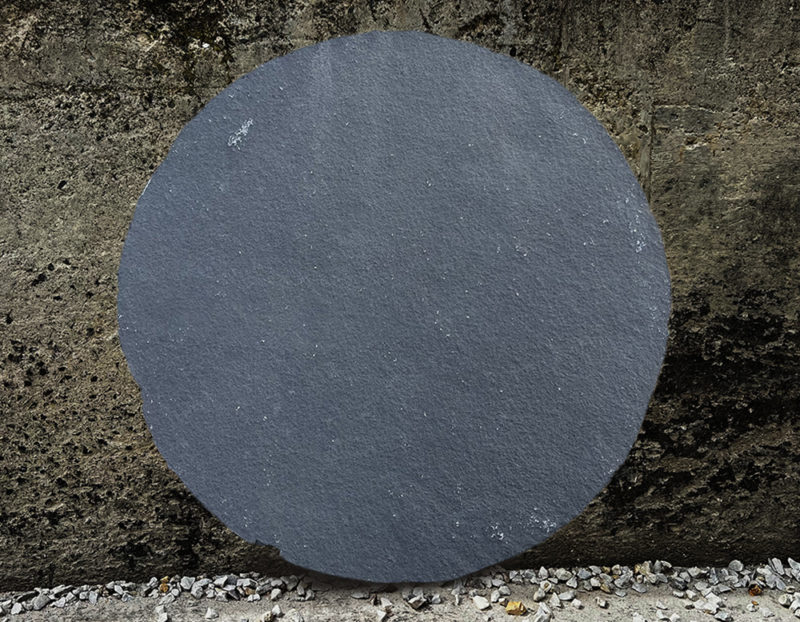 Natural black limestone