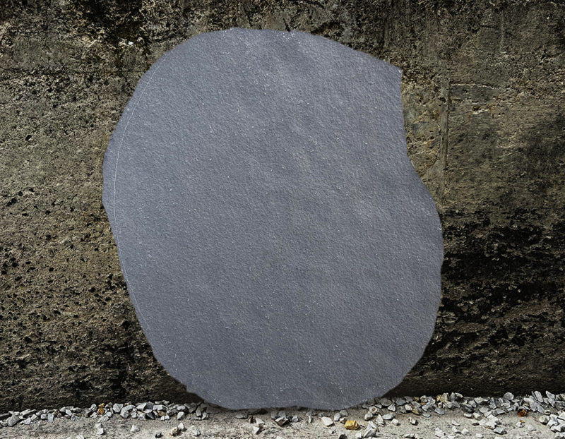 Natural black limestone